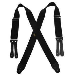 Welch Men's Elastic Button End Work Suspenders